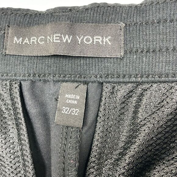 Marc New York Men's 4-Way Stretch Slim-Fit Commuter Pants, Black 32x32 - Picture 8 of 12
